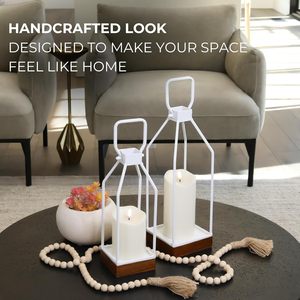 Hot Selling Metal Cage <b>Lantern</b> with Handle Hanging Fairy Light Holder for Home & Garden Decor - Product Image 3