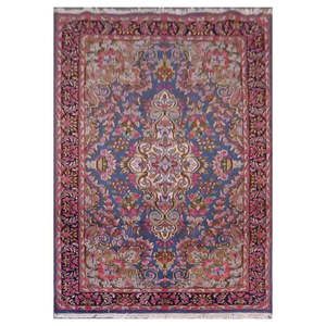 Alfombra persa de Kerman única en su tipo, de 4'11 x 7'11 - Product Image 1