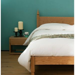 Estructura de cama de madera maciza artesanal: diseño minimalista indonesio - Product Image 4