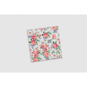 Servilletas con Estampado Floral de 40x40cm, Papel Tisú Suave, 600 Unidades, B2B - Product Image 1