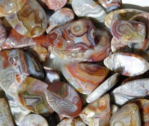 Lot de cabochons en agate de dentelle folle naturelle pierres précieuses polies en vrac pour la fabrication de bijoux cabochon en gros - Product Image 5