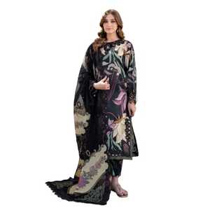 Calidad superior indio pakistaní señoras cosido Shalwar Kameez trajes venta al por mayor mujeres señoras vestido de invierno para la venta en línea - Product Image 1