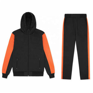 Conjunto de chándal elegante para hombre con chaqueta con cremallera y pantalones a juego perfectos para gimnasio jogging entrenamiento deportes al aire libre y OEM - Product Image 5