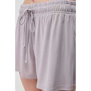 Pantalones Cortos con Cintura Elástica Ajustable, Bolsillos y Cordón - Product Image 3