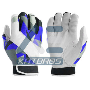 Gants de frappe de baseball personnalisés de haute qualité Signature OEM, édition adulte avec prise en main en cuir améliorée - Product Image 1