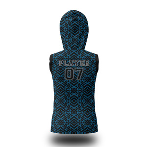 Ensembles d'uniformes de flag football personnalisés de haute qualité, respirants, grande taille, sans manches, vente en gros, maillots et shorts personnalisés, logo sur le devant - Product Image 3