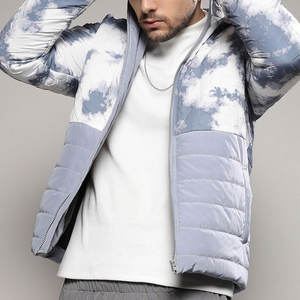 Veste à bulles pour homme, tendance, sortie d'usine, manches longues, col à capuche, imperméable, veste matelassée en duvet pour homme - Product Image 2