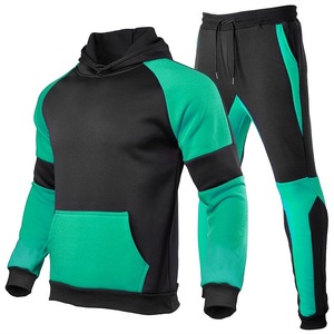 Ensembles décontractés d'hiver de haute qualité pour hommes, survêtement polaire à manches longues, coupe-vent, logo personnalisé, respirant, écologique, chaud - Product Image 2
