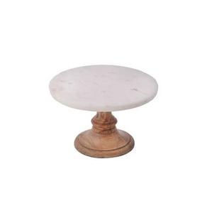 Soporte de pastel de mármol y madera del mejor vendedor para chocolates, comida, postre, fiestas, soporte para servir, mesa, decorar, soporte de mármol y madera - Product Image 1