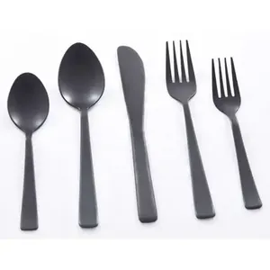 Ensemble de couverts finis en argent de qualité supérieure Vaisselle moderne et élégante pour la maison, le restaurant et les événements d'Inde - Product Image 5