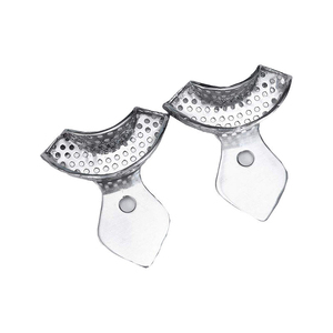 Bandejas de impresión dental de acero inoxidable, Instrumentos dentales personalizados, bandejas de impresión de ortodoncia perforadas - Product Image 6