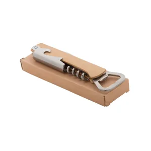 Cavatappi Personalizzato Sukubo in Bambù - Gadget Premium Apribottiglie per Vino - Product Image 4