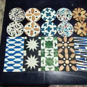 Hot Selling Wooden Marble Resin Customized Coaster <b>Set</b> with Natural & Customized Color Made in India - Product Image 6