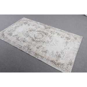 พรมขนาด 3.8x6.7 ฟุต, พรมตุรกีโบราณ, พรมโมร็อกโกสีขาว - Product Image 2