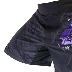 Vente chaude personnalisé partout graphique imprimé MMA Shorts tissu à séchage rapide pour la formation MMA Shorts pour hommes à des prix très bas - Product Image 4