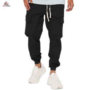 Nuevos Pantalones Deportivos para Hombre, 100% Algodón, Transpirables, Cintura Elástica, Casuales, para Deportes al Aire Libre, Correr - Product Image 1