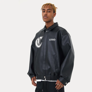 Chenille patchs varsité veste en plein air hiver hommes Vintage Streetwear collège Letterman Baseball Bomber veste - Product Image 6