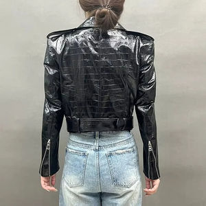 Chaqueta de Cuero para Mujer, Nueva Llegada, Superventas, Alta Calidad, Moda de Invierno, Transpirable, Forro de Nailon Impermeable Regular - Product Image 2