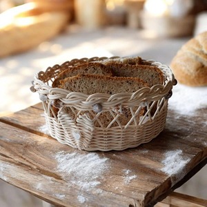 Artex Green Earth Natural Rattan Eco-Friendly <b>Square</b> Bread <b>Basket</b> with Multifunction Design Modern Style Made in Hanoi - Product Image 5