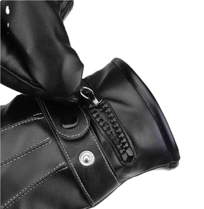 Hommes/femmes classique qualité cuir d'agneau souple conduite main couverture gants travail lavage hiver - Product Image 4