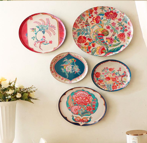 Plaque murale élégante en métal avec motif floral et feuillage complexe, parfaite pour les décorations d'accent disponibles aux prix de gros - Product Image 4