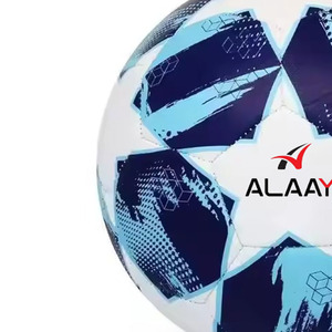 Alaay, nuevo diseño, logotipo personalizado, tamaño 5, balón de fútbol, paneles de costura de entrenamiento oficial hechos de materiales de PVC PU TPU - Product Image 4