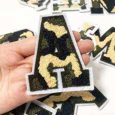 Logo brodé personnalisé de haute qualité patchs chenille arc-en-ciel bricolage sweat à capuche thermocollant hiver sweat à capuche tissé disponible - Product Image 5