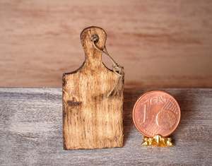 Planche à découper rustique en bois miniature - Product Image 4