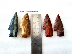 Wholesale Indian Agate &amp; Fancy Jasper 3 Inch Wholesale Agate Knife <strong>Arrowhead</strong> Knife <strong>Hand</strong> <strong>Knapped</strong> <strong>Arrowheads</strong>