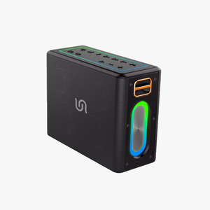 Porodo Soundtec Quantum 2.2 Channel Portable Speaker with LED Feature <b>Wireless</b> 2.2 Channel Portable Speaker - Product Image 1