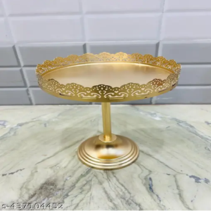 Soporte de pastel flotante redondo de Metal dorado para decoración de bodas Precio al por mayor Soporte de pastel elegante para fiestas y eventos - Product Image 6