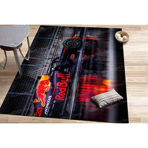 Alfombra Estampada - Alfombras Modernas para Habitación de Niños y Colección de Alfombras de Fórmula Uno, con Pelo Suave - Product Image 3