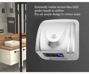 Sèche-mains mural en acier inoxydable noir pour <span class=keywords><strong>Wc</strong></span> - Product Image 5