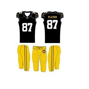 Nouveau design maillots de football américain pour jeunes hauts de sublimation personnalisés et bon marché uniformes d'utilisation sportive avec motif numérique - Product Image 1