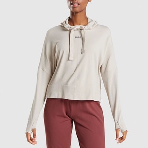 Sudadera con capucha de mujer con logotipo personalizado al por mayor de invierno de alta calidad, ropa de calle estampada, sudaderas con capucha transpirables para mujer 2026 - Product Image 1