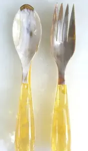 Juego de Cubiertos de Resina Pulida de Lujo, la Mejor Calidad, Desechables, Color Personalizado, Tamaño Personalizado, Cubiertos para Servir para el Hogar, Hoteles y Cocinas - Product Image 5