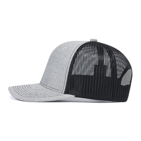 Vente en gros unisexe, polyester/coton haute qualité 6 panneaux blanc Snapback chapeaux pour hommes personnalisé 112 chapeaux de camionneur