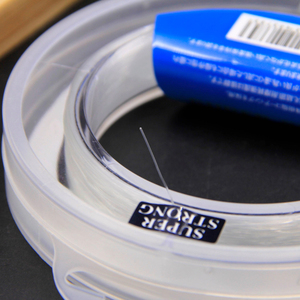 Ligne de pêche Super Soft 100M Leader Clear Monofilament Durable Résistant à l'abrasion Ligne de pêche à faible visibilité avec forte capacité de nœud - Product Image 4
