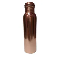 우아한 2L 수제 구리 물병 누수 방지 캡이 있는 이동 중 직접 마시는 수화 인도의 높은 수요