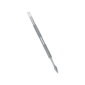 Empujador de Cutículas Profesional de Acero Inoxidable de Doble Cara con Mango Largo, Herramienta para Uñas con Mango Metálico, Estilo Sencillo - Product Image 2