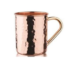 ถ้วยกาแฟทรงกลมดีไซน์แผ่นทองแดงเคลือบทองแดงจากอินเดีย - Product Image 3