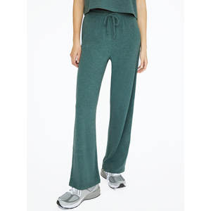 Suit de survêtement épais et de haute qualité avec logo personnalisé pour femmes, ensemble de 2 pièces avec fermeture à glissière, équipement de yoga écologique - Product Image 4