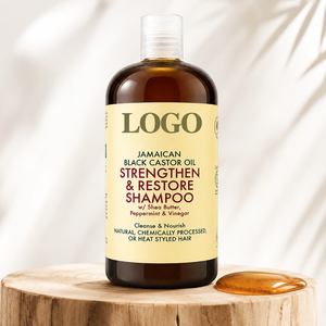 Wholesale Sulfate Free Anti Breakage Jamaican Black Castor Oil Strengthen Restore <b>Shampoo</b> for Damaged and Natural Hair - Product Image 1