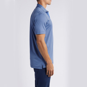 El mejor poliéster/algodón de punto de manga corta para camisetas de hombre diseño personalizado cómodo antiarrugas transpirable camisas sólidas - Product Image 3