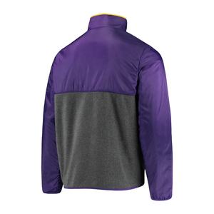 Camiseta de media cremallera para hombre para entrenamiento de gimnasio universitario y ropa deportiva - Product Image 5