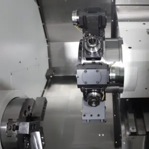 Huge Market Slant Bed Double Spindle Cnc Turning And Milling Lathe Machine With Power Turret Live Tooling