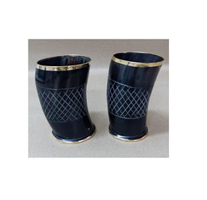 Vaso de chupito de cuerno de marca de lujo, cuerno Natural de alto pulido, color Vikingo, Búfalo, copa de cuerno tallada a mano de calidad Premium - Product Image 6