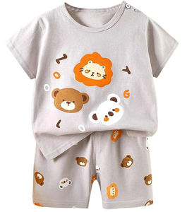 Ensemble de vêtements pour garçon 2025, 100% coton, motif géométrique, décontracté, service OEM, production en gros du Bangladesh - Product Image 2