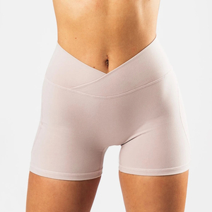 Pantalones Cortos Deportivos de Ciclismo para Mujer, de Algodón/Spandex, Tejidos, con Bolsillos Laterales, Ajuste Regular, Largo hasta el Muslo, Diseño Personalizable - Product Image 5