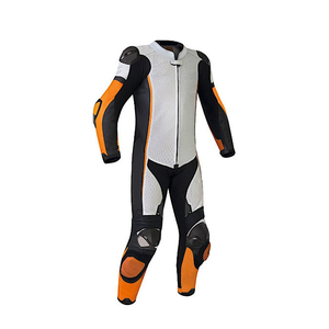 Nous avons fabriqué une veste de moto personnalisée en cuir combinaison de course moto équitation combinaison de course à vendre - Product Image 6